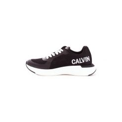 Buty Calvin Klein Jeans S0584. Czarne trampki męskie Calvin Klein Jeans, bez wzorów, z jeansu, bez zapięcia. Za 559,51 zł.
