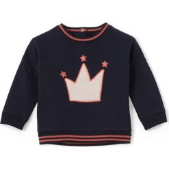 Bluza z moltonu 1 miesiąc - 3 latka. Czarne bluzy dziewczęce marki La Redoute Collections, z bawełny, z długim rękawem, długie. Za 64,64 zł.