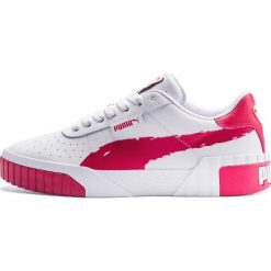 Puma Cali Brushed Tenisówki Różowy Biały. Różowe trampki i tenisówki damskie Puma, bez wzorów, ze skóry, bez zapięcia. Za 395,95 zł.