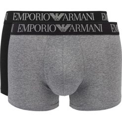 Emporio Armani 2-pack Bokserki Czarny Szary. Szare bokserki męskie z elastanu. Za 188,95 zł.