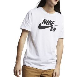 NIKE SB DRY DEFECT LOGO > AR4209-100. Koszulki męskie Nike, xl, z aplikacjami, z bawełny, klasyczne, z okrągłym kołnierzem, z krótkim rękawem, krótkie. Za 119,99 zł.