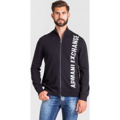 PULLOVER ARMANI EXCHANGE. Czarne swetry męskie m, z bawełny. Za 305,40 zł.