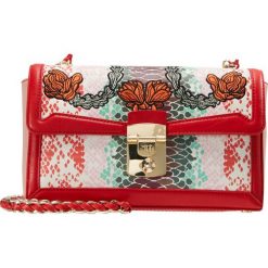 Torebki i plecaki damskie: Trussardi Jeans SAINT TROPEZ CACTUS PYTHON Torba na ramię red