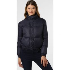 BOSS Casual - Damska kurtka puchowa – Ofrosty, niebieski. Niebieskie kurtki damskie BOSS Casual, z nadrukiem, z puchu, casualowe, bez kaptura. Za 999,95 zł.