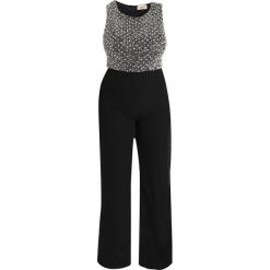 Kombinezony damskie: Lace & Beads Curvy Kombinezon black