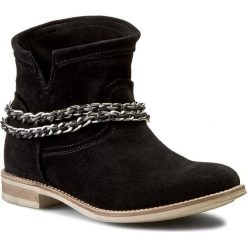 Botki TAMARIS - 1-25345-34 Black 001. Czarne botki damskie skórzane marki Tamaris, na obcasie. W wyprzedaży za 199,00 zł.