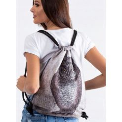 PLECAK WOREK MIEJSKI TOREBKA TORBA GRUBE SZNURKI. Torebki worki damskie LORENTI, z aplikacjami, z tkaniny, eleganckie, małe, bez dodatków. Za 39,00 zł.