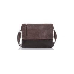 Ciemno brązowa modna męska torba na ramię paolo peruzzi adventure. Pomarańczowe torby męskie skórzane marki Paolo Peruzzi, w paski, ze skóry, eleganckie. Za 184,91 zł.