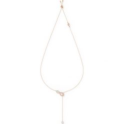Swarovski - Naszyjnik Infinity. Żółte naszyjniki damskie Swarovski, z kryształem, metalowe. Za 499,90 zł.