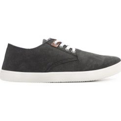 Czarno-Białe Trampki My Sound. Czarne trampki męskie Born2be, bez wzorów, na sznurówki. Za 59,99 zł.