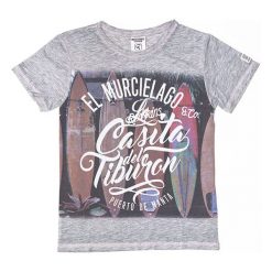 T-shirty chłopięce: Koszulka w kolorze szarym