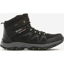 Czarne Trapery Newham. Czarne buty trekkingowe męskie Born2be, na zimę, z softshellu, na sznurówki. Za 159,99 zł.