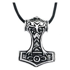 EtNox Hard and Heavy Thor's Hammer Wisiorek + Rzemyk standard. Brązowe zawieszki damskie marki etNox Hard and Heavy, ze stali. Za 79,90 zł.