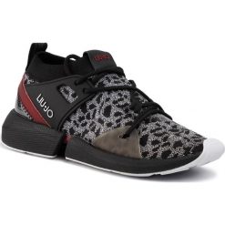 Sneakersy LIU JO - Yulia 01 B69045 TX022 Black Leopard S19D3. Czarne półbuty damskie Liu Jo, ze skóry ekologicznej. W wyprzedaży za 389,00 zł.
