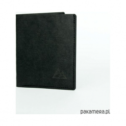 Super cienki portfel z papieru WASHPAPA - czarny. Czarne portfele damskie marki Pakamera, z materiału. Za 89,00 zł.