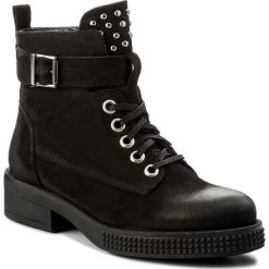 Botki KARINO - 2260/003-F Czarny. Czarne buty zimowe damskie marki Karino, z nubiku. W wyprzedaży za 239,00 zł.