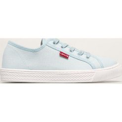 Levi's - Tenisówki. Niebieskie trampki i tenisówki damskie Levi's®, bez wzorów, z gumy, na sznurówki. Za 149,90 zł.