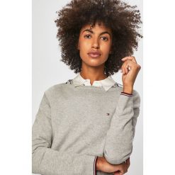 Tommy Hilfiger - Sweter. Szare swetry damskie TOMMY HILFIGER, s, bez wzorów, z bawełny, bez rękawów, bez kaptura. W wyprzedaży za 339,90 zł.