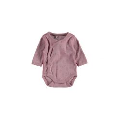 Name it Girls Body dla wcześniaków WONDER Wish zephyr - Gr.Niemowlę (0 - 6 miesięcy). Szare body niemowlęce marki Name it, z elastanu. Za 39,00 zł.
