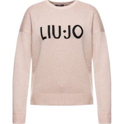 Sweter Liu Jo Sport T69068 MA09E. Niebieskie swetry damskie Liu Jo Sport, xs, bez wzorów, z bawełny, klasyczne, bez rękawów, bez kaptura. W wyprzedaży za 279,00 zł.