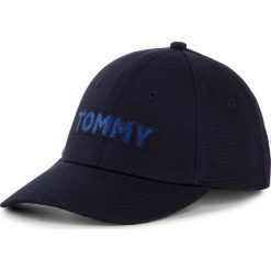 Czapka z daszkiem TOMMY HILFIGER - Tommy Patch Cap AW0AW06796 413. Niebieskie czapki damskie TOMMY HILFIGER, bez wzorów, z bawełny. W wyprzedaży za 129,00 zł.