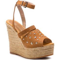 Espadryle TRUSSARDI JEANS - 79A00363 B170. Pomarańczowe espadryle damskie Trussardi Jeans, z aplikacjami, z jeansu, bez obcasa, na obcasie. W wyprzedaży za 329,00 zł.