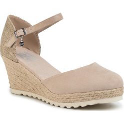 Espadryle XTI - 34286 Beige. Brązowe espadryle damskie Xti, na co dzień, bez wzorów, ze skóry ekologicznej, bez obcasa, na koturnie, bez zapięcia. W wyprzedaży za 169,00 zł.