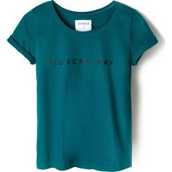 Bluzki, topy, tuniki: T-shirt szmaragdowy NO FCKN WAY.