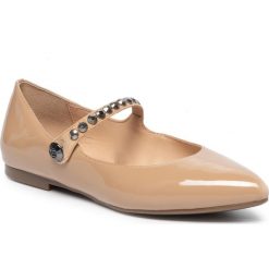 Półbuty LIU JO - Ginger 1 Ballet S69041 P0131 Sand 01127. Brązowe półbuty damskie Liu Jo, na co dzień, bez wzorów, ze skóry, bez obcasa, na obcasie, bez zapięcia. W wyprzedaży za 389,00 zł.