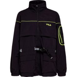 Kurtka FILA UNA. Czarne płaszcze damskie Fila, w paski, z tkaniny, sportowe. Za 710,00 zł.