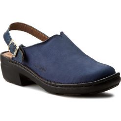 Klapki JOSEF SEIBEL - Betsy 95920 21 289 Lago/Ocean. Niebieskie klapki damskie marki Josef Seibel, bez wzorów, ze skóry, bez obcasa, na obcasie. Za 259,00 zł.