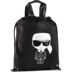 Plecak KARL LAGERFELD - 205W3015 Black/Nickel 999. Czarne plecaki damskie KARL LAGERFELD, bez wzorów, z materiału, eleganckie, bez dodatków. Za 699,00 zł.