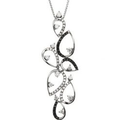 Naszyjnik - złoto 750, Brylant 1,17ct,czarny brylant 0,20ct. Żółte naszyjniki męskie W.KRUK, z brylantem, złote. Za 29900,00 zł.