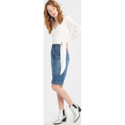 Bluzki damskie: Warehouse LONG SLEEVE WRAP Bluzka cream