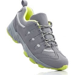 Kozaki trekkingowe bonprix szary - limonka. Szare buty skate męskie marki bonprix, z materiału. Za 89,99 zł.