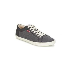 Buty Levis WOODS. Czarne trampki męskie Levi's®, bez wzorów, bez zapięcia. Za 269,00 zł.