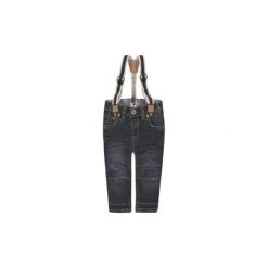 Spodnie chłopięce: Steiff Boys Spodnie Jeans z szelkami