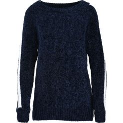 Granatowy Sweter Deep Eyes. Niebieskie bez kategorii marki Born2be, uniwersalny, z okrągłym kołnierzem. Za 59,99 zł.