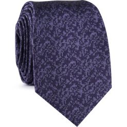 Krawat KWFR001873. Fioletowe krawaty męskie Giacomo Conti, bez wzorów, z tkaniny, eleganckie. Za 69,00 zł.