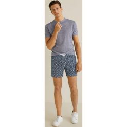 Mango Man - Kąpielówki Geoxl. Niebieskie kąpielówki męskie Mango Man, s, bez wzorów, z poliesteru. Za 139,90 zł.