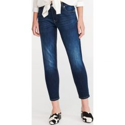 Jeansy boyfriend slim - Granatowy. Niebieskie jeansy damskie Reserved. Za 119,99 zł.