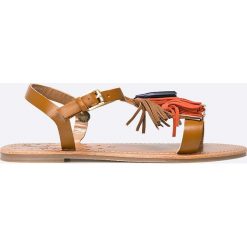Pepe Jeans - Sandały Maya. Szare sandały damskie marki Pepe Jeans, z jeansu, na płaskiej podeszwie. W wyprzedaży za 169,90 zł.