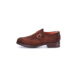 Buty Santoni MCC015686UL1IRDCT55. Pomarańczowe trampki męskie Santoni, bez wzorów, bez zapięcia. Za 1581,27 zł.