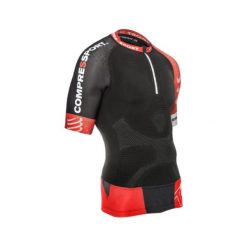 Koszulka Compressport Trail Running Shirt V2 SS M Czarna. Czarne koszulki męskie Compressport, s, bez wzorów, bez kołnierzyka, z krótkim rękawem, krótkie, na fitness i siłownię. Za 289,99 zł.
