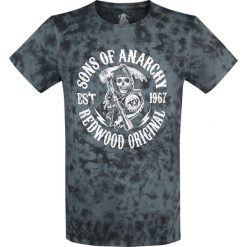Sons Of Anarchy Redwood Original T-Shirt niebieski/czarny. Niebieskie t-shirty męskie z nadrukiem marki Sons Of Anarchy, s, z okrągłym kołnierzem. Za 49,90 zł.