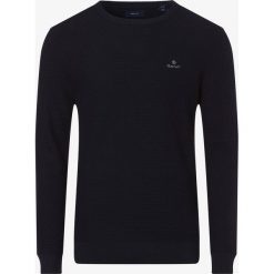Gant - Sweter męski, niebieski. Niebieskie swetry męskie GANT, m, eleganckie. Za 579,95 zł.