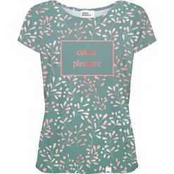 Colour Pleasure Koszulka damska CP-034 252 zielona r. M/L. Zielone bluzki damskie marki Colour pleasure, l. Za 70,35 zł.
