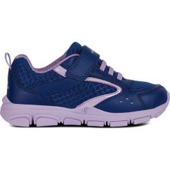 Sneakersy "Torque" w kolorze fioletowo-niebieskim. Niebieskie trampki dziewczęce geox kids, bez wzorów, bez zapięcia. W wyprzedaży za 134,95 zł.