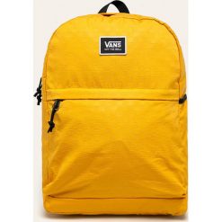 Vans - Plecak. Żółte plecaki damskie Vans, bez wzorów, z poliesteru. W wyprzedaży za 139,90 zł.