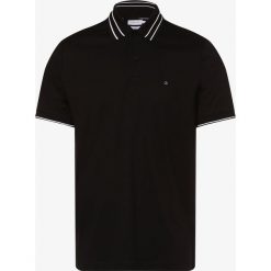 Calvin Klein - Męska koszulka polo, czarny. Czarne koszulki męskie Calvin Klein, m, bez wzorów, bez rękawów. Za 329,95 zł.